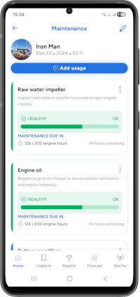 SailAlign: sailing app - Sailing boat maintenance tracker
