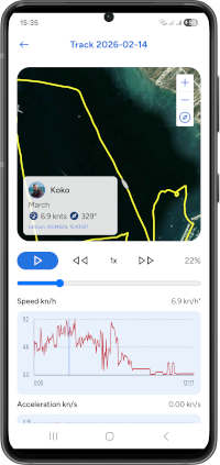 SailAlign: sailing app - sailing route tracking and replay
