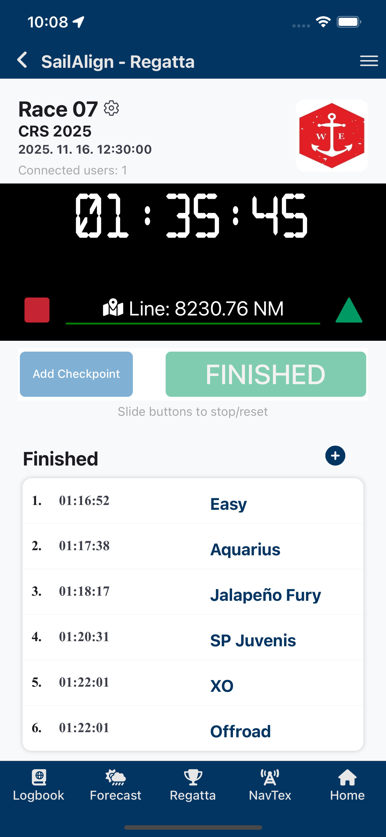 Race Start Broadcasting